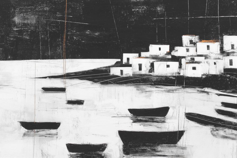 Harbor Night Moorings-by-Chromatic Storm Studio-wall-art-print-canvas-poster-framed-Gioia