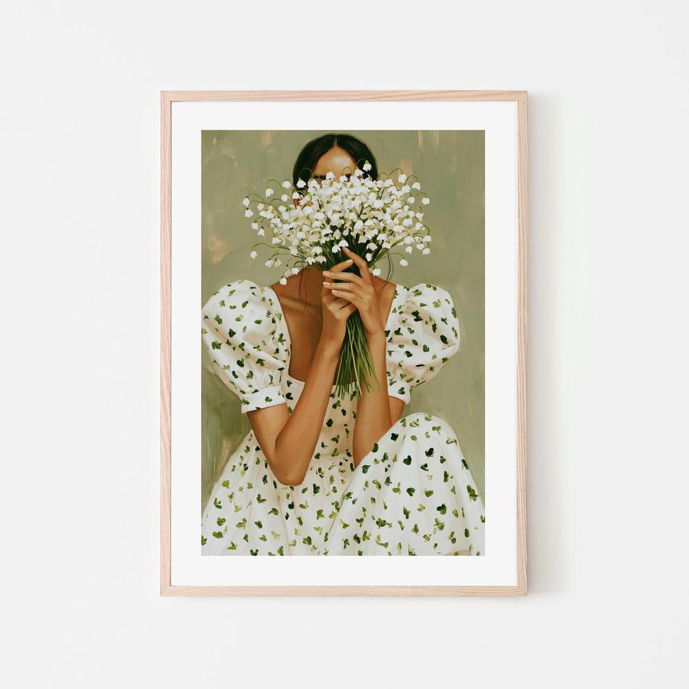 Hidden Beauty Lily Bouquet-by-Stephanie Jeuffroy-wall-art-print-canvas-poster-framed-Gioia