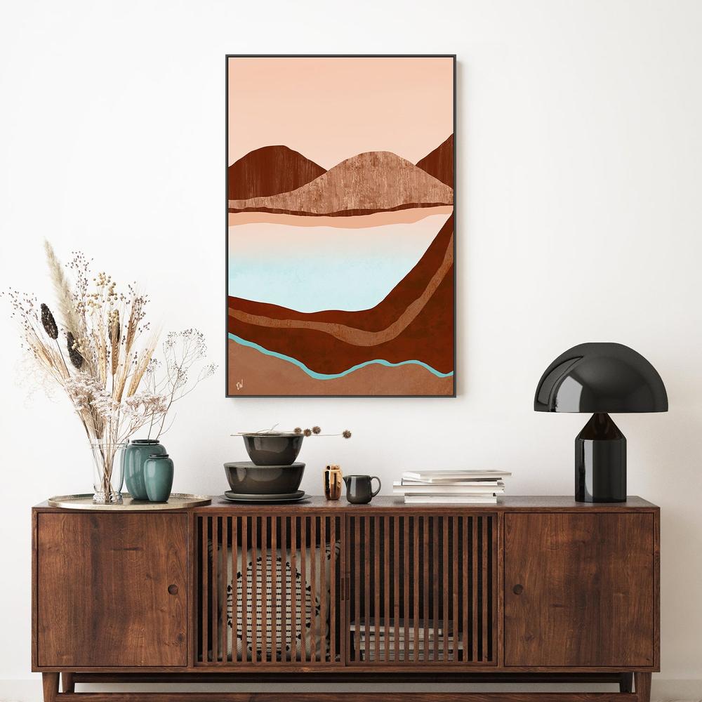 Hidden Inlet-by-Carrie Welsh-wall-art-print-canvas-poster-framed-Gioia