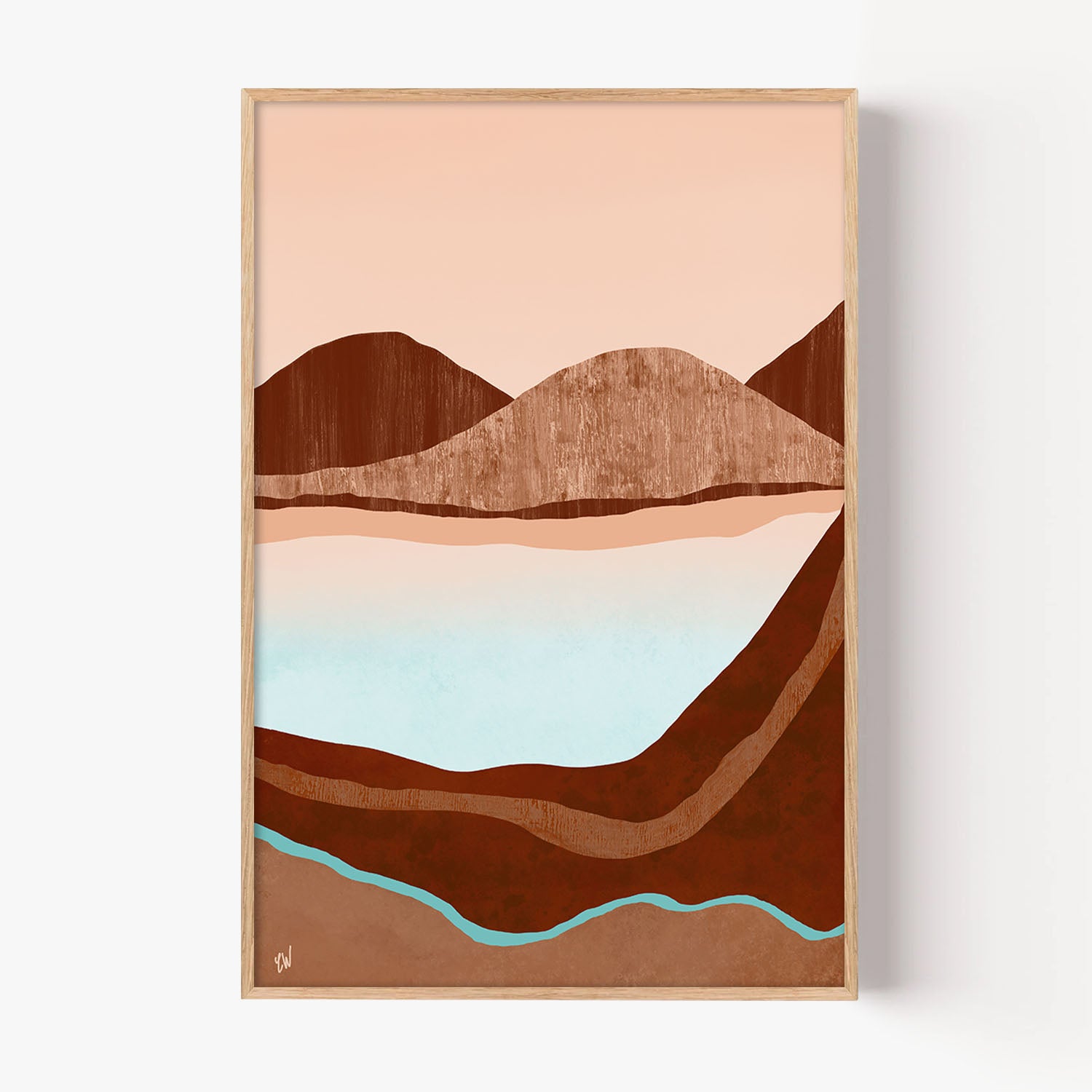 Hidden Inlet-by-Carrie Welsh-wall-art-print-canvas-poster-framed-Gioia