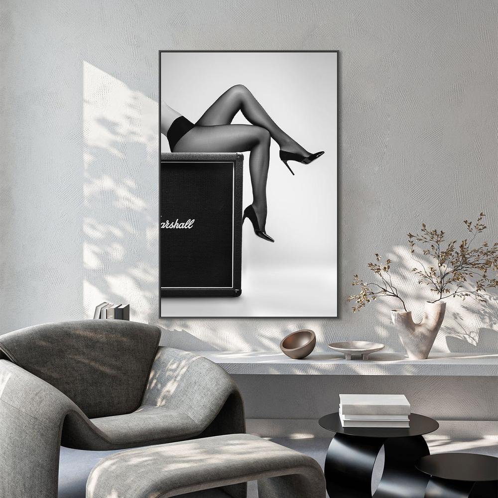 High Heels Rock Style-by-David Drake-wall-art-print-canvas-poster-framed-Gioia