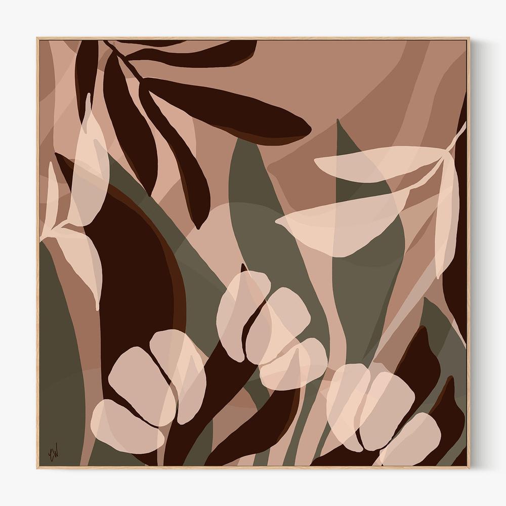 Hushed Botanica-by-Carrie Welsh-wall-art-print-canvas-poster-framed-Gioia