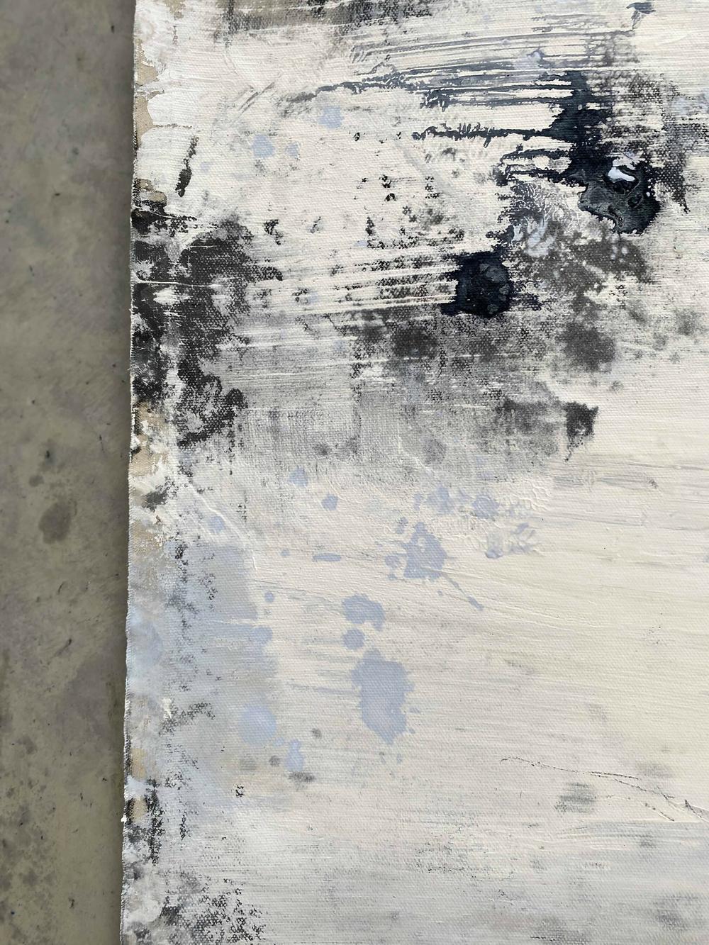 White Wash With Blue