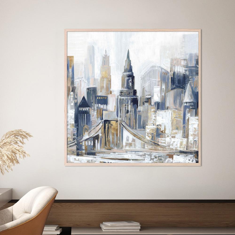 Indigo New York I Neutral Version-by-Lera-wall-art-print-canvas-poster-framed-Gioia