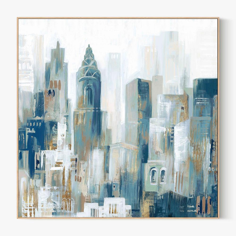 Indigo New York, Style B-by-Lera-wall-art-print-canvas-poster-framed-Gioia