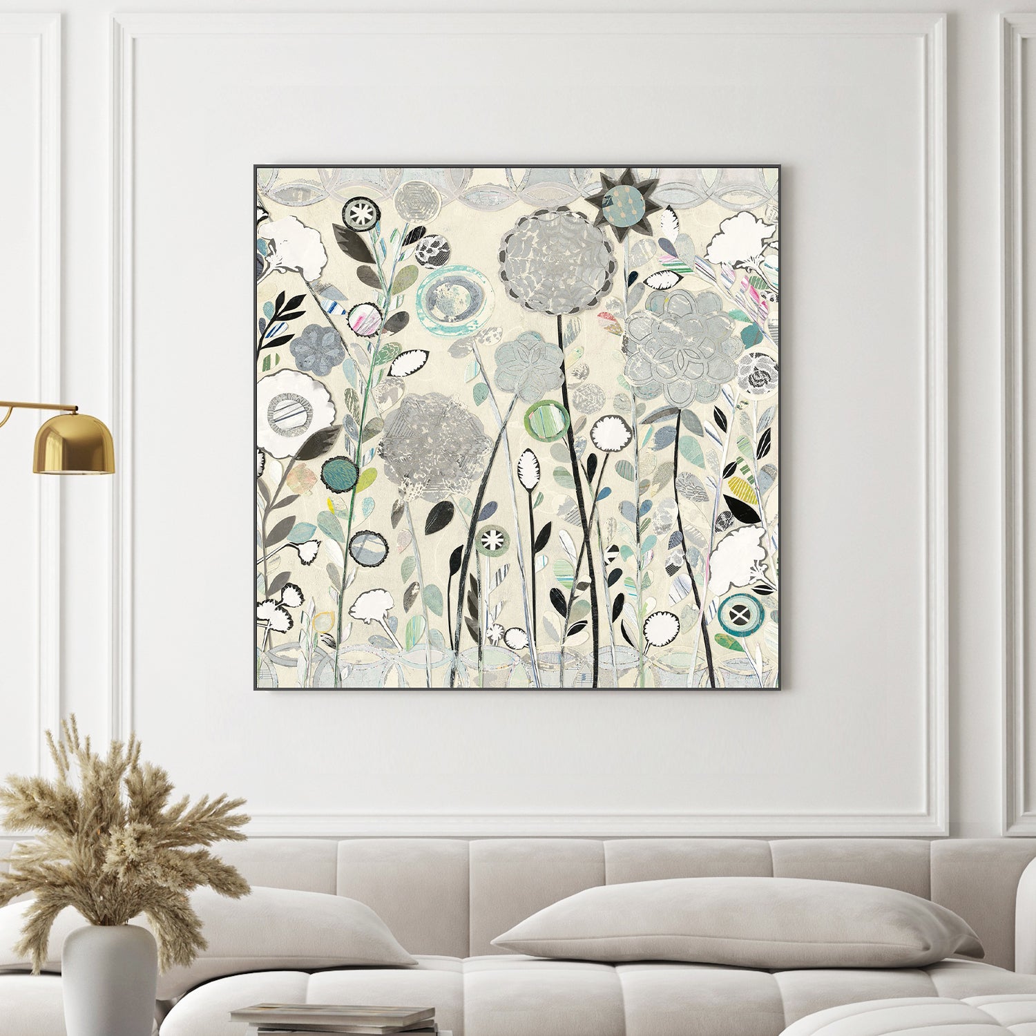 Interlocking Shadows Sq-by-Candra Boggs-wall-art-print-canvas-poster-framed-Gioia
