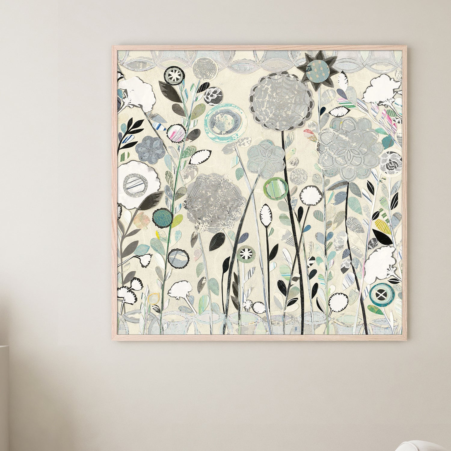 Interlocking Shadows Sq-by-Candra Boggs-wall-art-print-canvas-poster-framed-Gioia