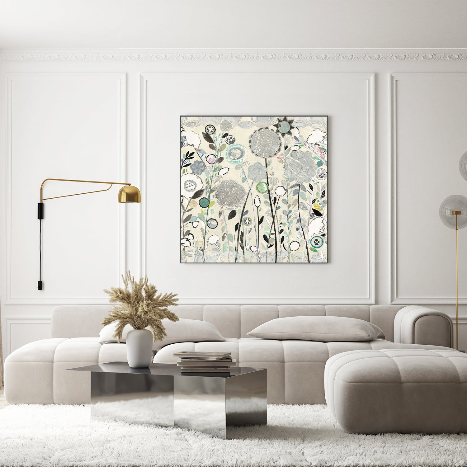 Interlocking Shadows Sq-by-Candra Boggs-wall-art-print-canvas-poster-framed-Gioia