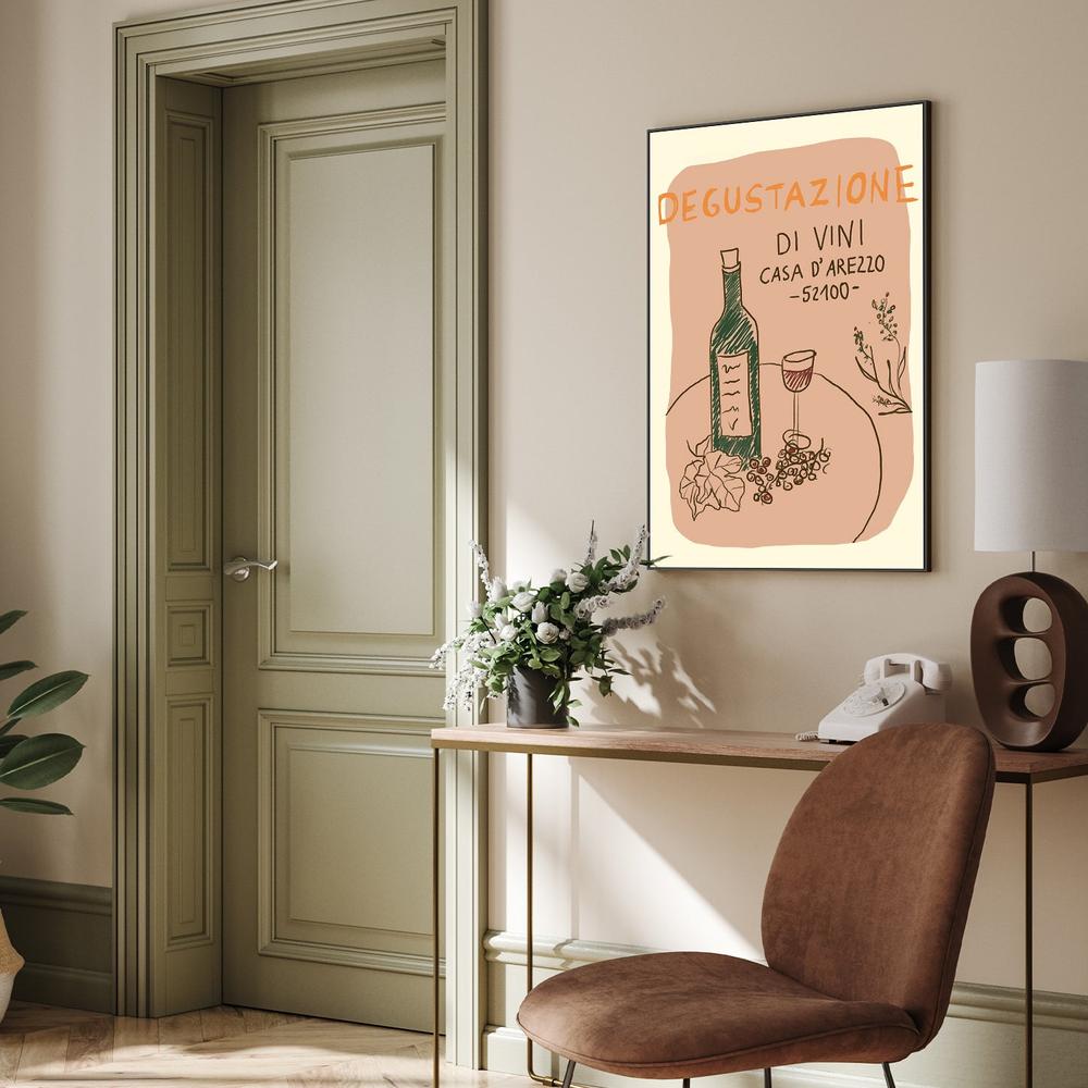 Italian Wine Tasting-by-Studio Dolci-wall-art-print-canvas-poster-framed-Gioia