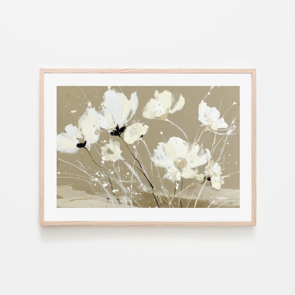 Ivory Petal Scatter-by-Chromatic Storm Studio-wall-art-print-canvas-poster-framed-Gioia