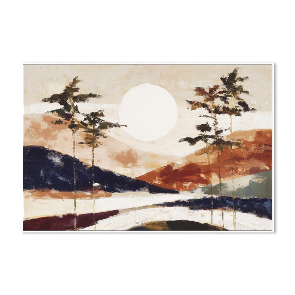 Japanese Mountain Landscape-by-Chromatic Storm Studio-wall-art-print-canvas-poster-framed-Gioia