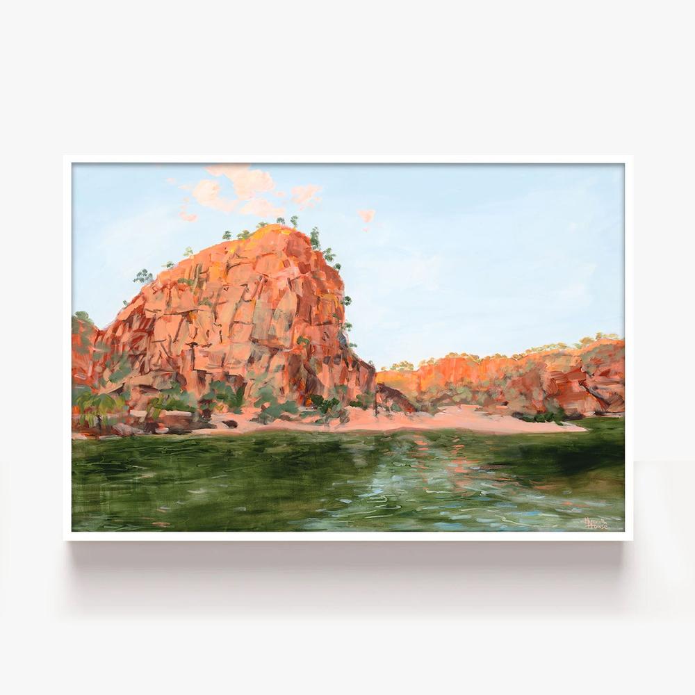 Katherine Gorge Sunset-by-Meredith Howse-wall-art-print-canvas-poster-framed-Gioia