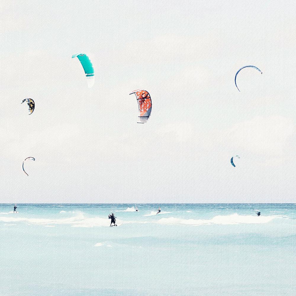 Kite Surfing-by-Gal Pittel-wall-art-print-canvas-poster-framed-Gioia