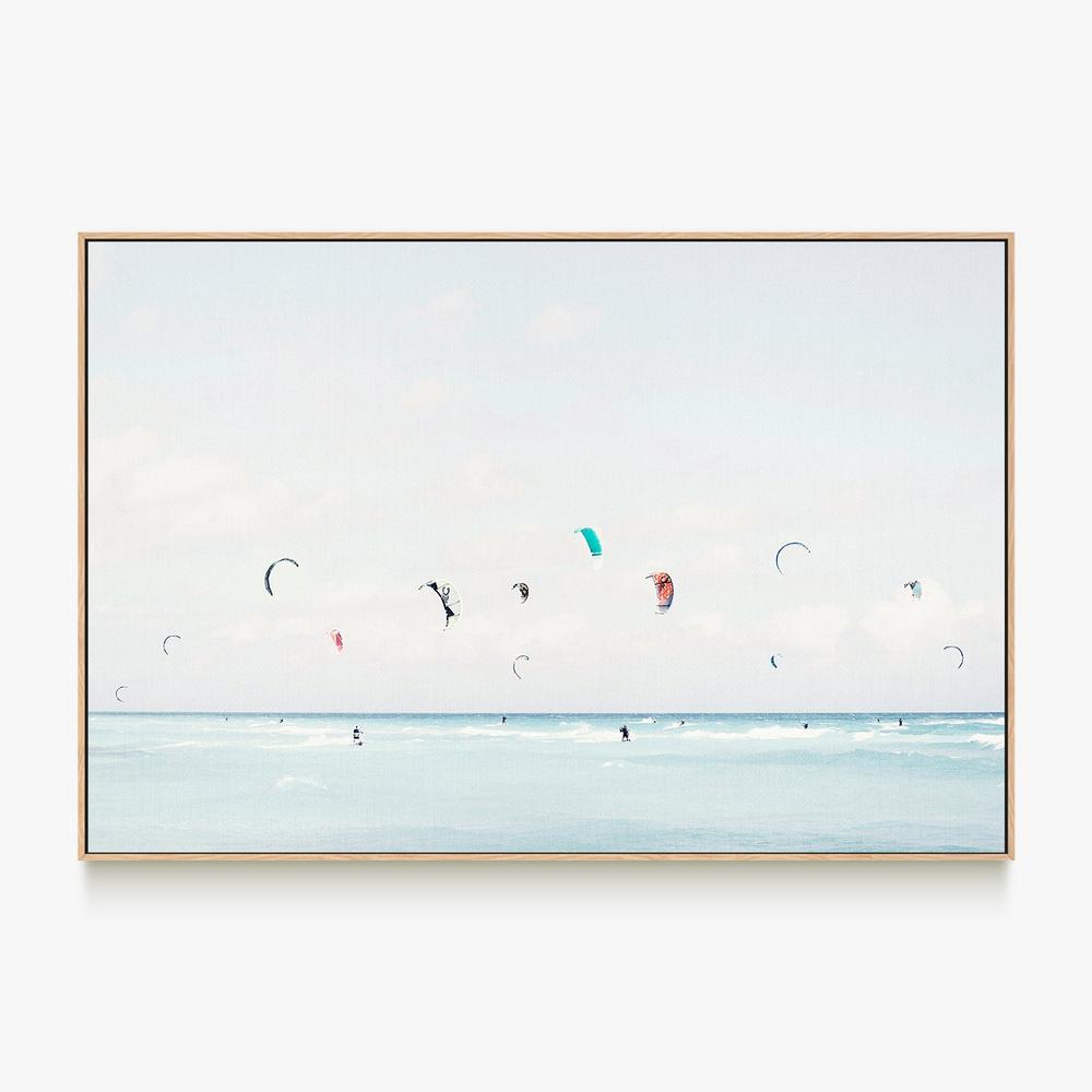 Kite Surfing-by-Gal Pittel-wall-art-print-canvas-poster-framed-Gioia