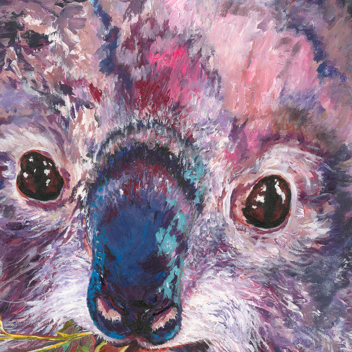 Koala Love scan-by-Sharon DeSailly-wall-art-print-canvas-poster-framed-Gioia