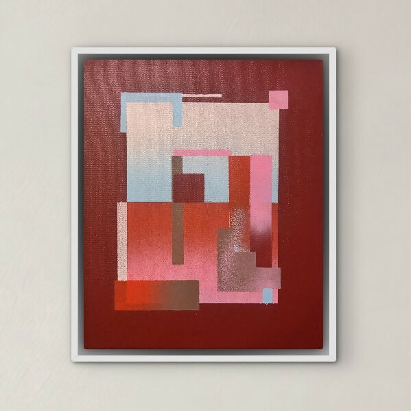 South Western Retro Crimson
