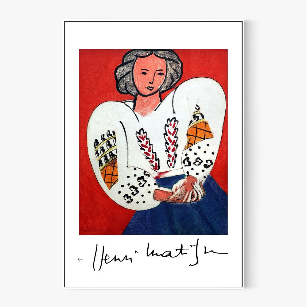La Camicetta Romena 1940-by-Henri Matisse-wall-art-print-canvas-poster-framed-Gioia