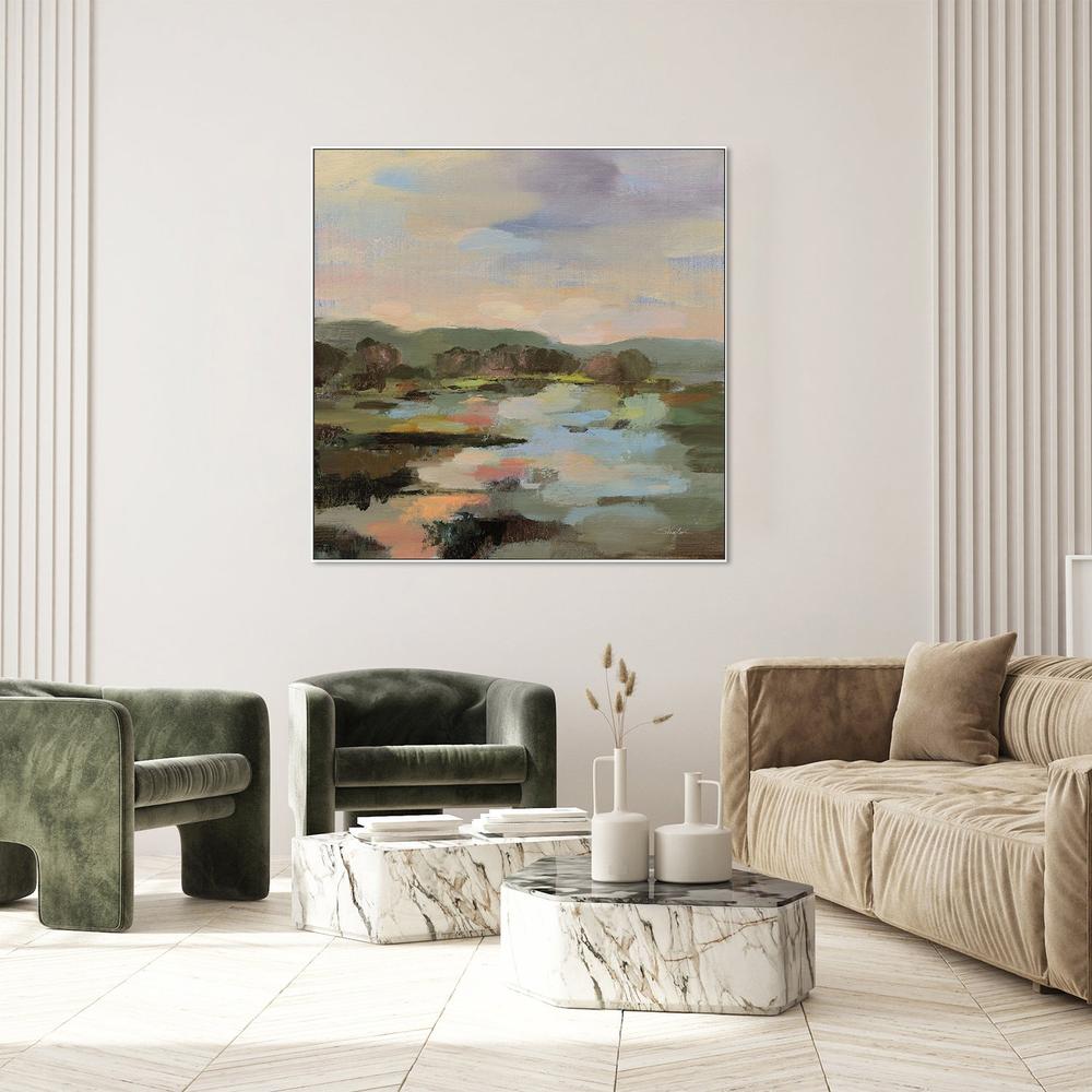 Landscape at Spring Dawn-by-Silvia Vassileva-wall-art-print-canvas-poster-framed-Gioia