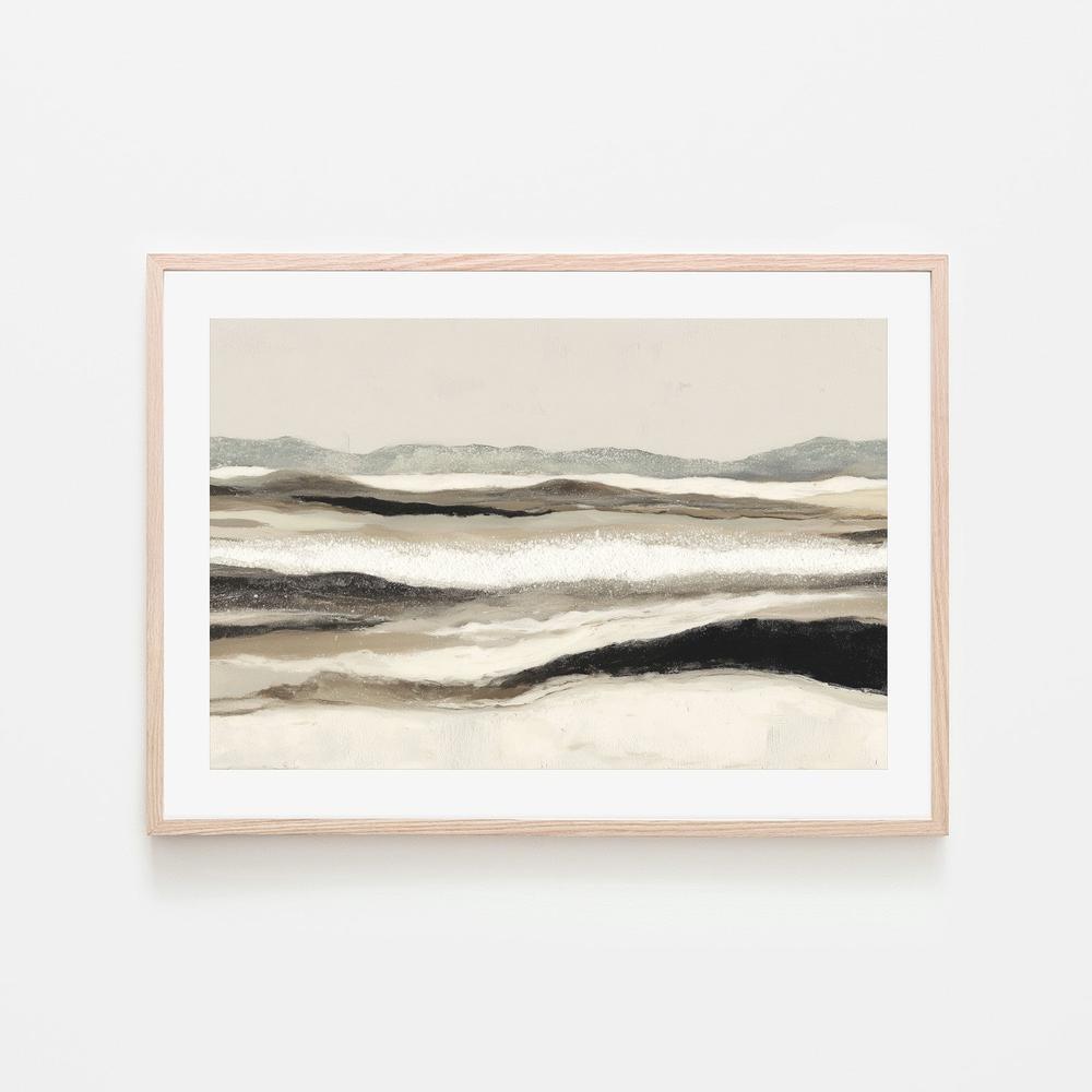 Layered Butte Landscape-by-Chromatic Storm Studio-wall-art-print-canvas-poster-framed-Gioia