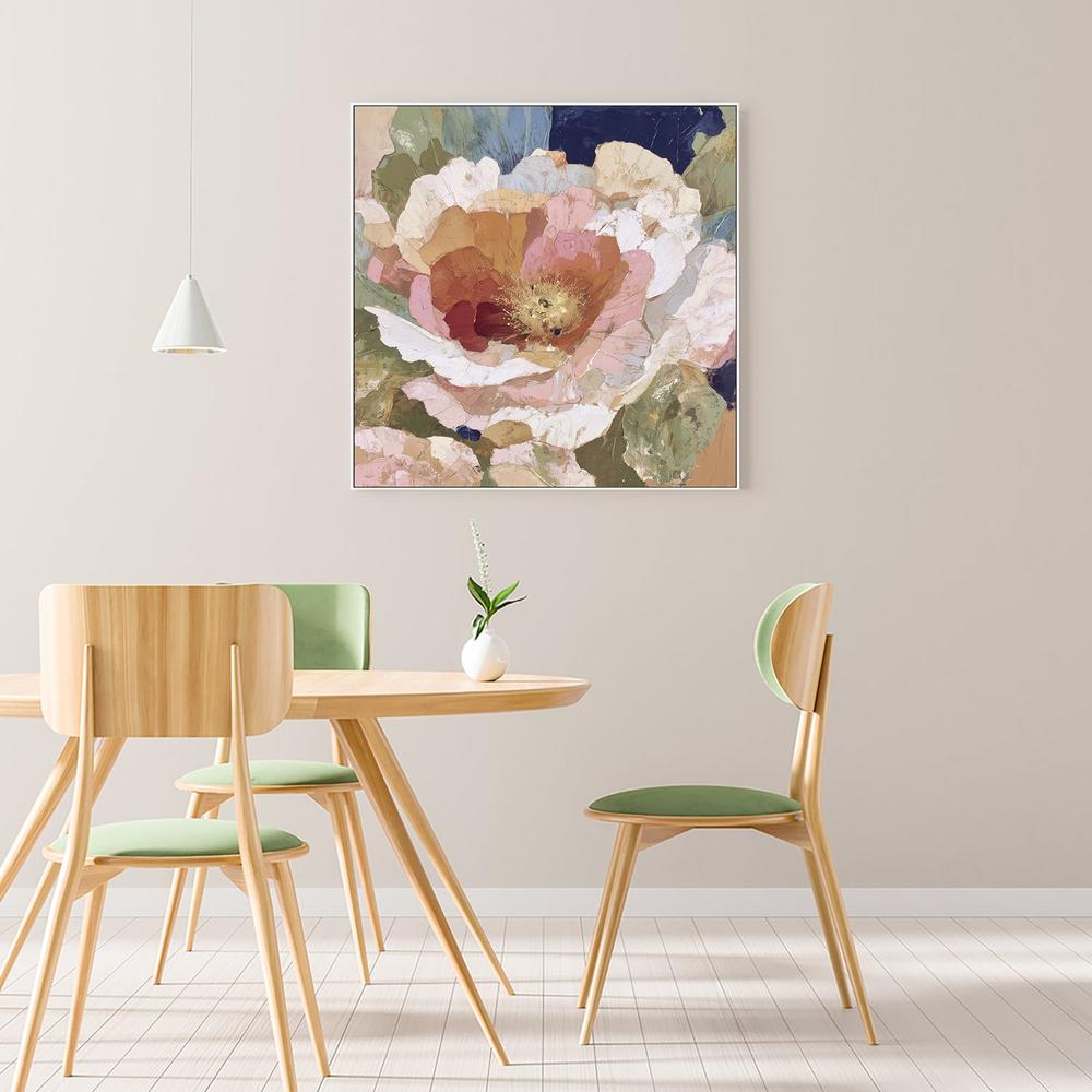 Layered Peony with Gold Details-by-Jordão de Abreu-wall-art-print-canvas-poster-framed-Gioia