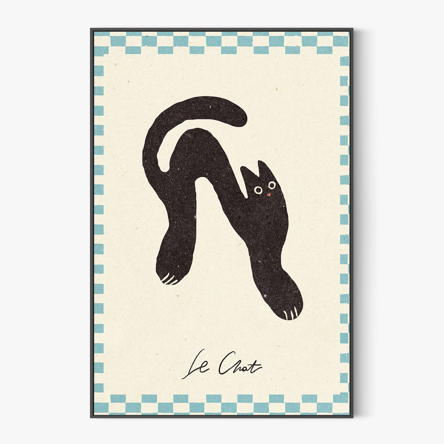 Le Chat-by-NKTN-wall-art-print-canvas-poster-framed-Gioia