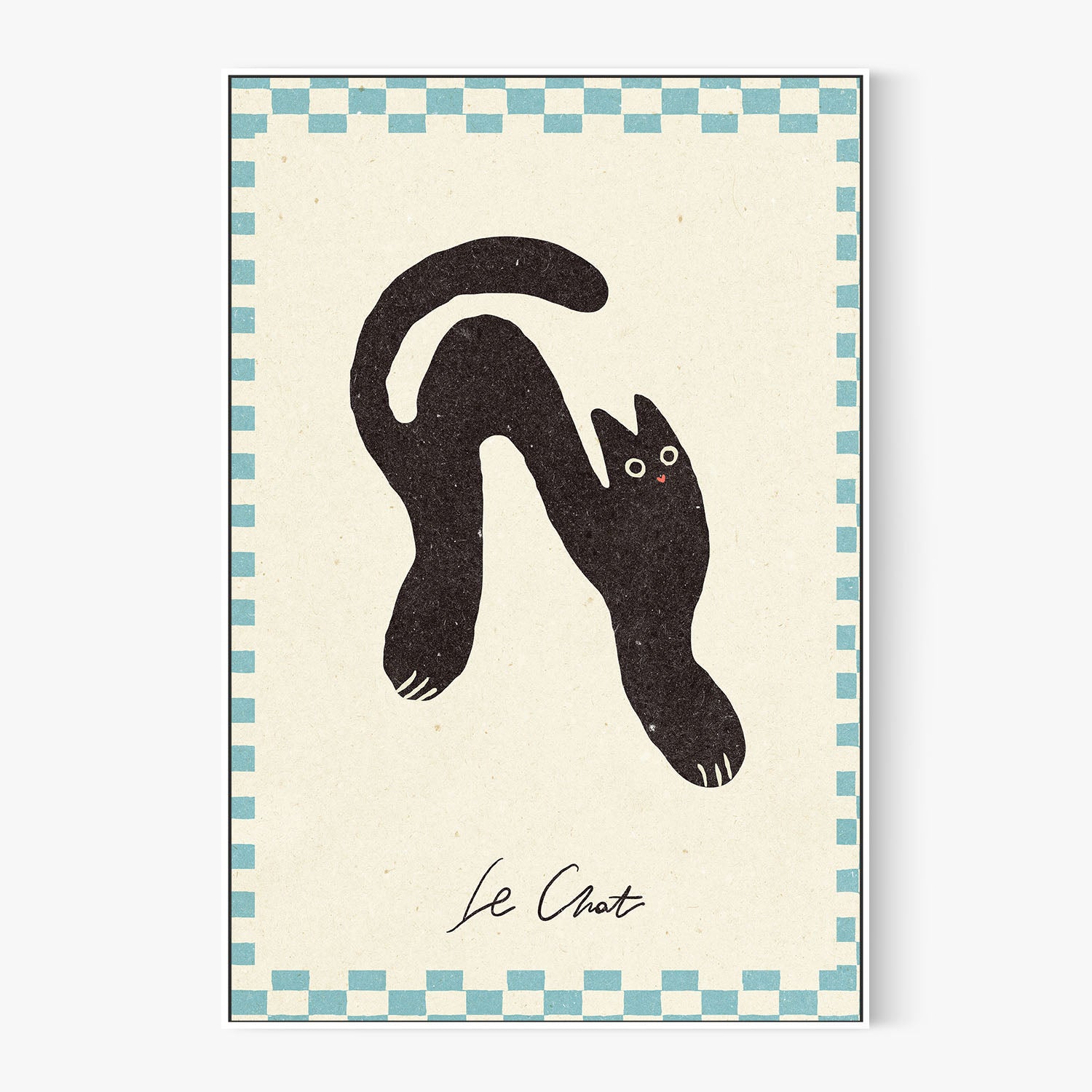 Le Chat-by-NKTN-wall-art-print-canvas-poster-framed-Gioia