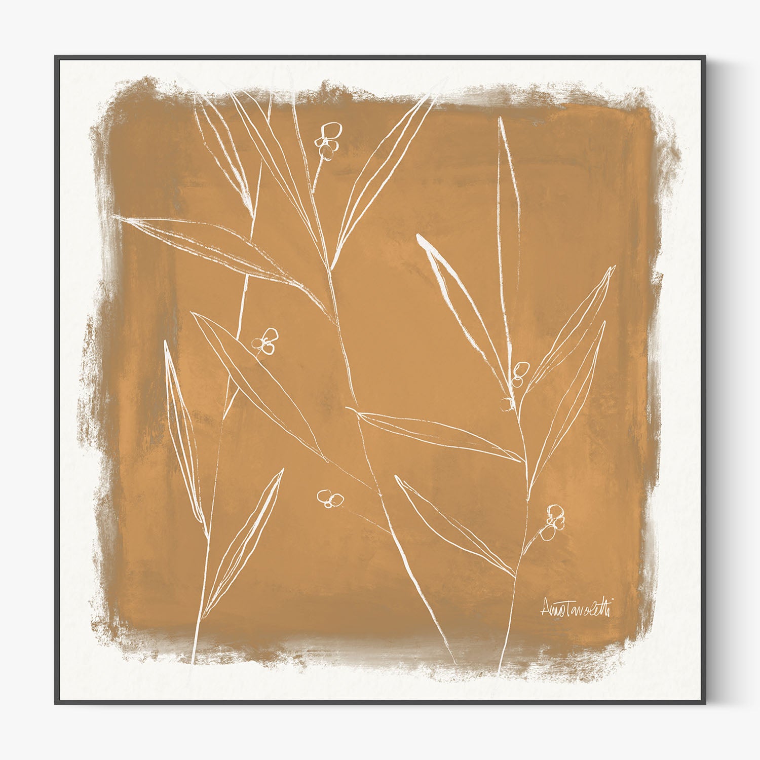 Leaf Lines, Style A-by-Anne Tavoletti-wall-art-print-canvas-poster-framed-Gioia
