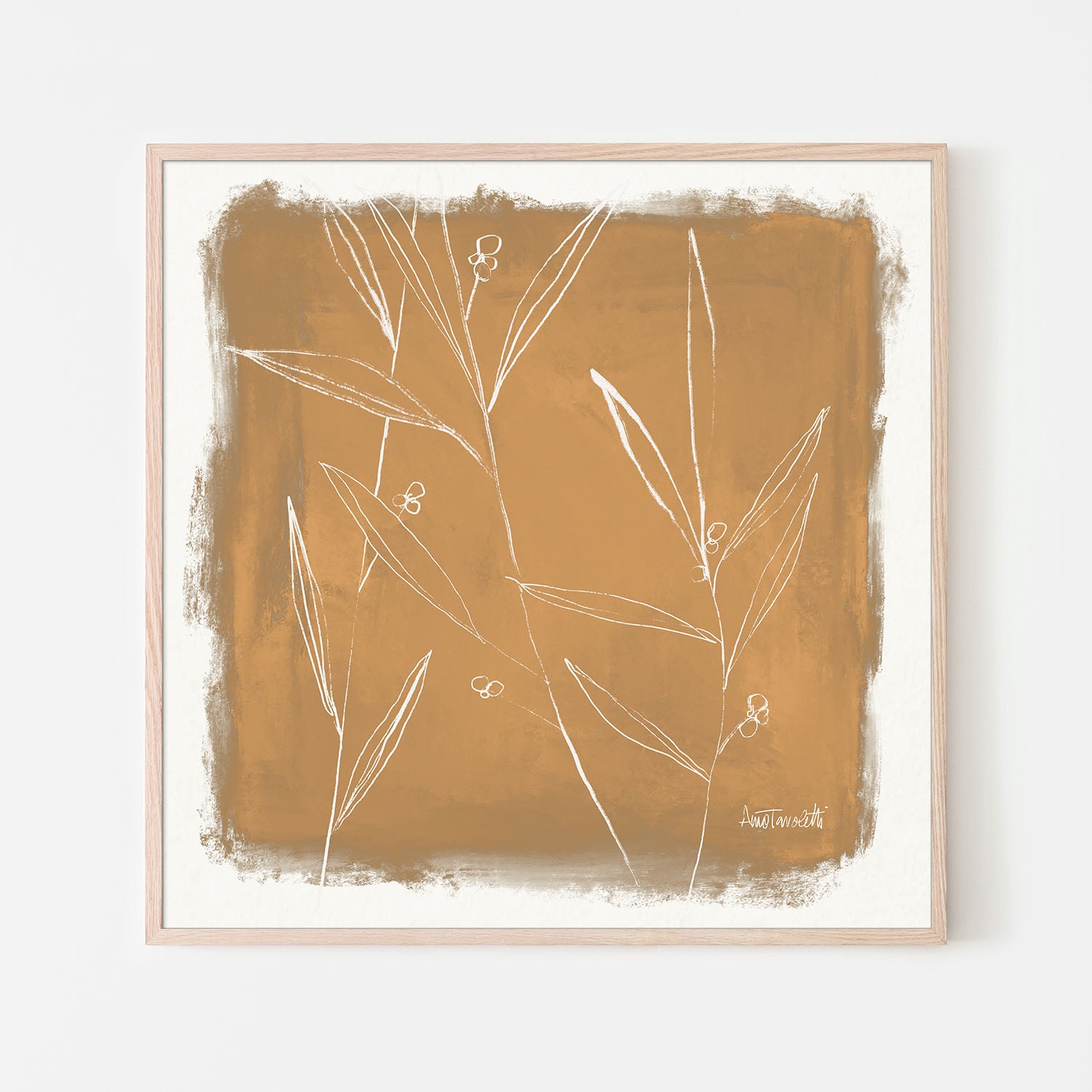 Leaf Lines, Style A-by-Anne Tavoletti-wall-art-print-canvas-poster-framed-Gioia