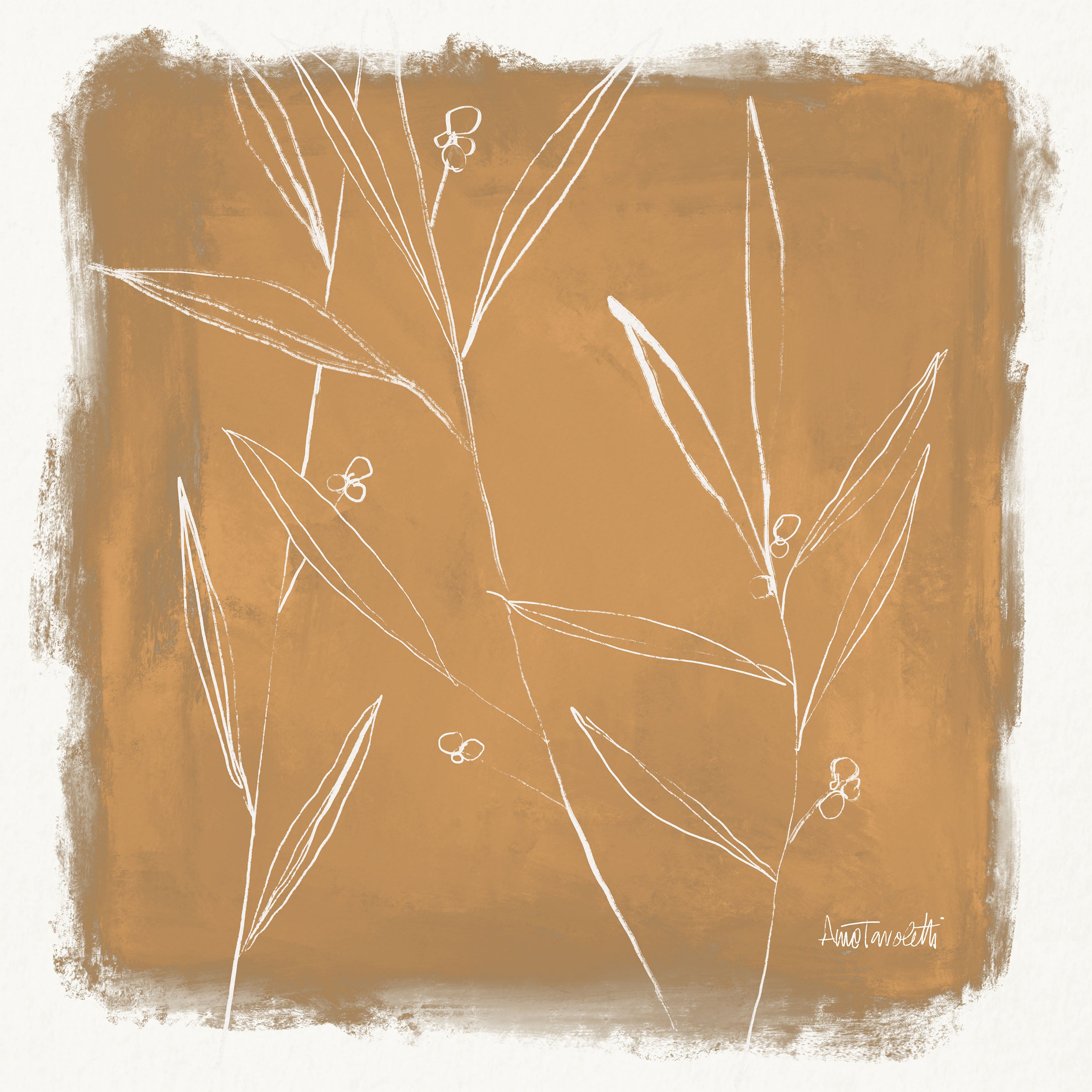Leaf Lines, Style A-by-Anne Tavoletti-wall-art-print-canvas-poster-framed-Gioia