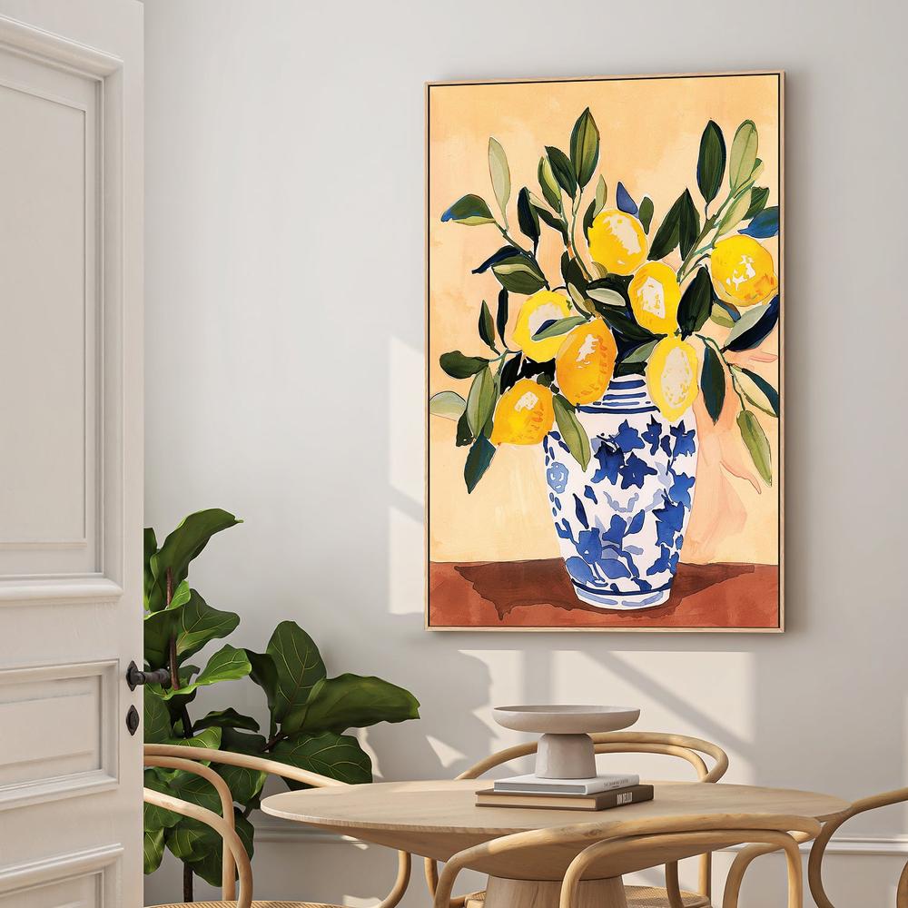Lemons in Vase-by-Gioia Template-wall-art-print-canvas-poster-framed-Gioia