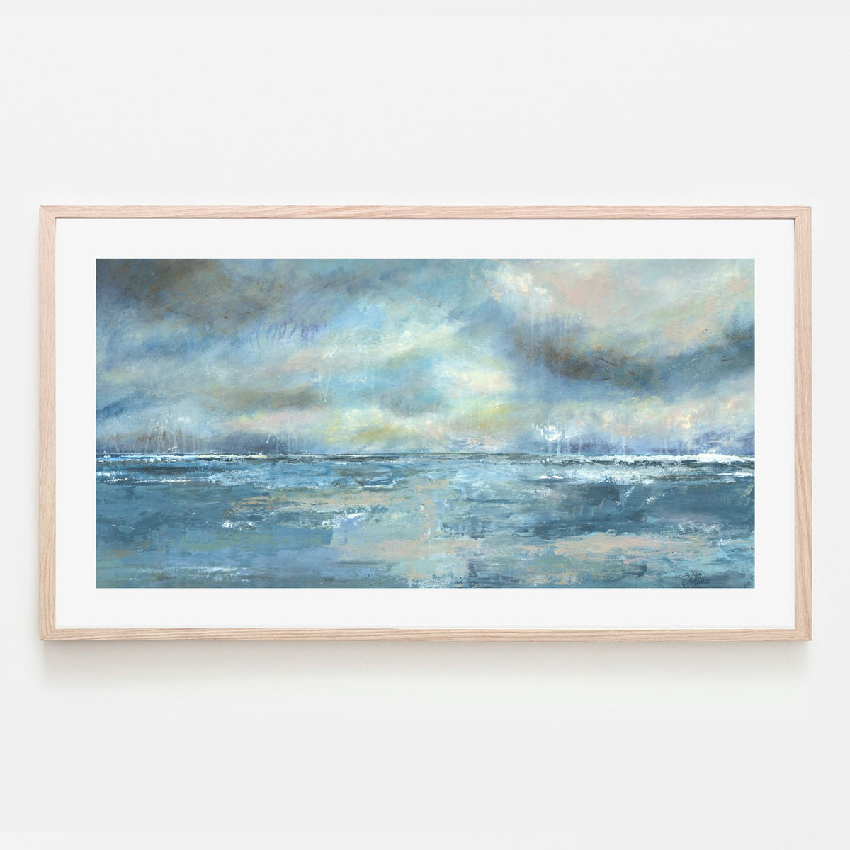 Let The Ocean Wash Over You-by-Karen Cavania-wall-art-print-canvas-poster-framed-Gioia