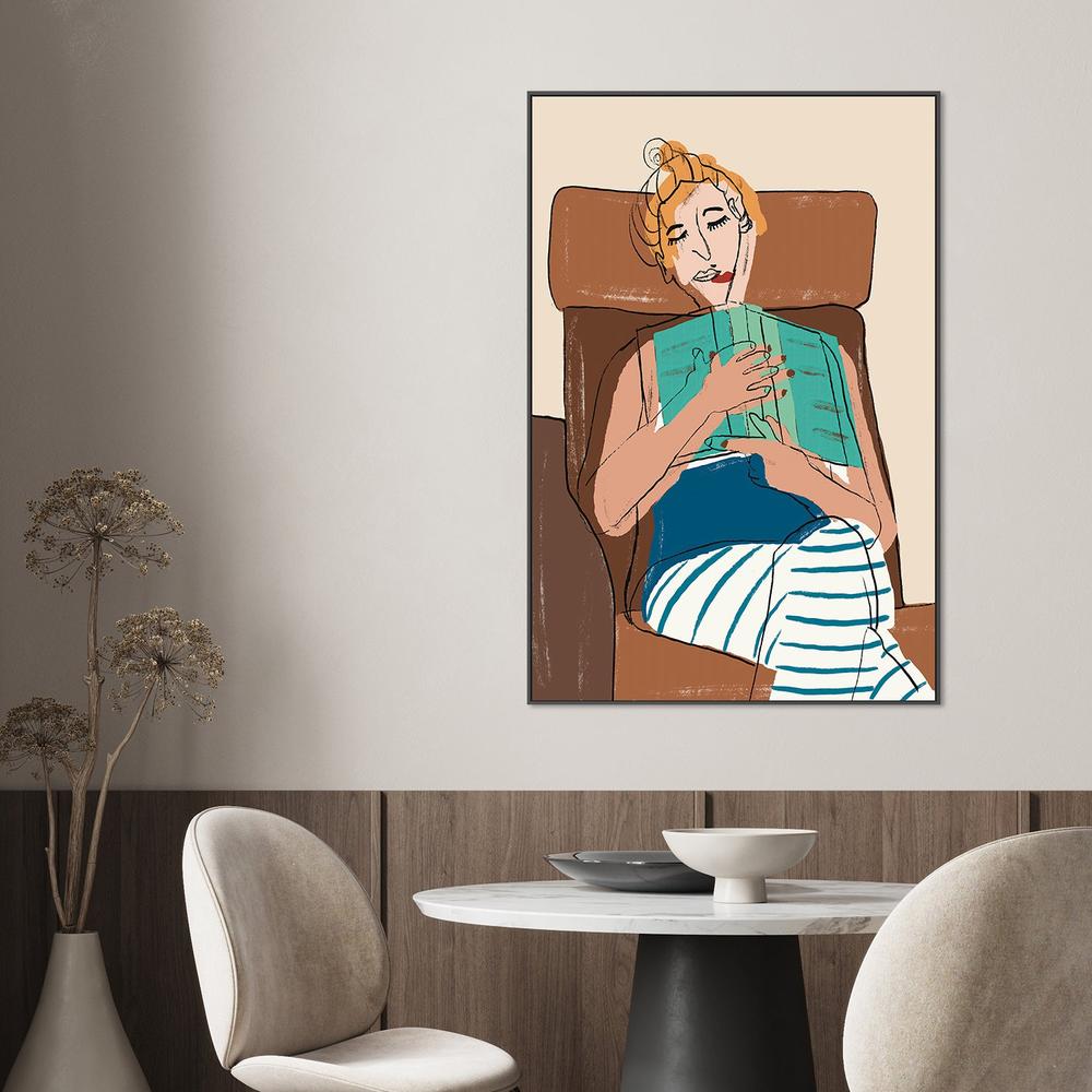 LEYENDO-by-Giovanna Gil Alves-wall-art-print-canvas-poster-framed-Gioia