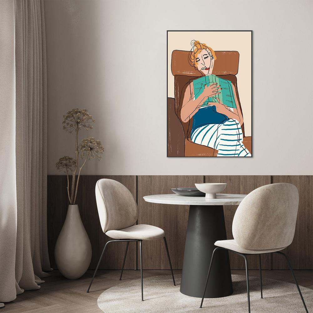LEYENDO-by-Giovanna Gil Alves-wall-art-print-canvas-poster-framed-Gioia