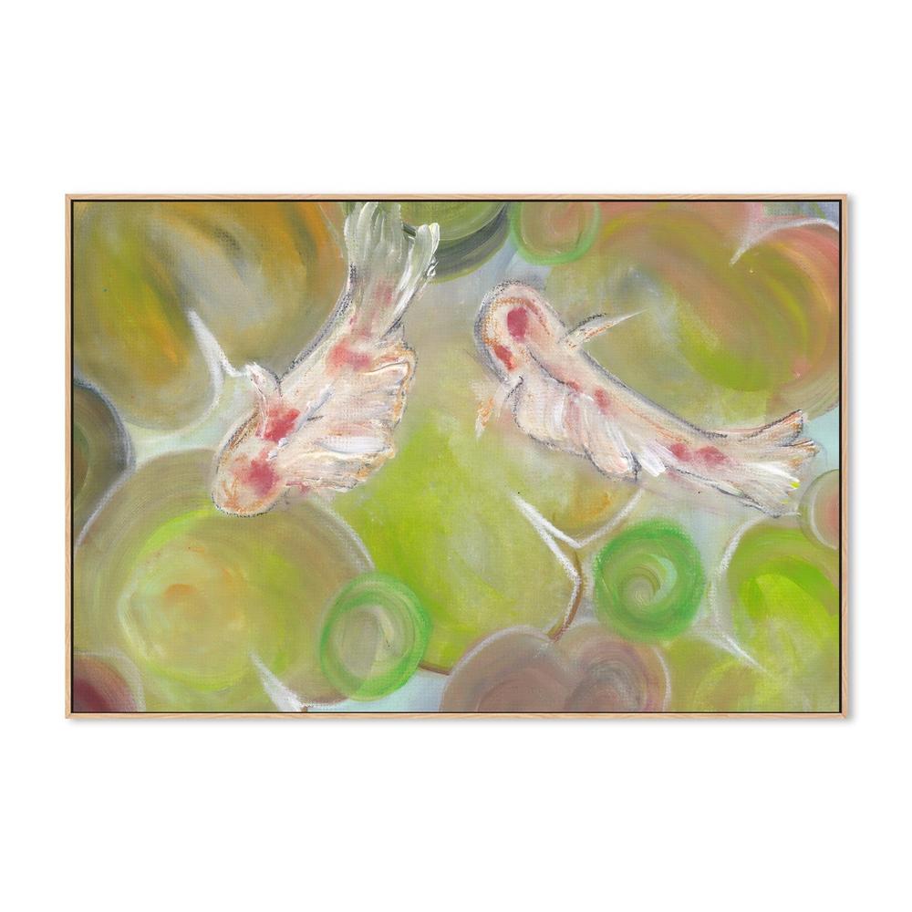 Lilypads-by-Lisa Schmidt-wall-art-print-canvas-poster-framed-Gioia