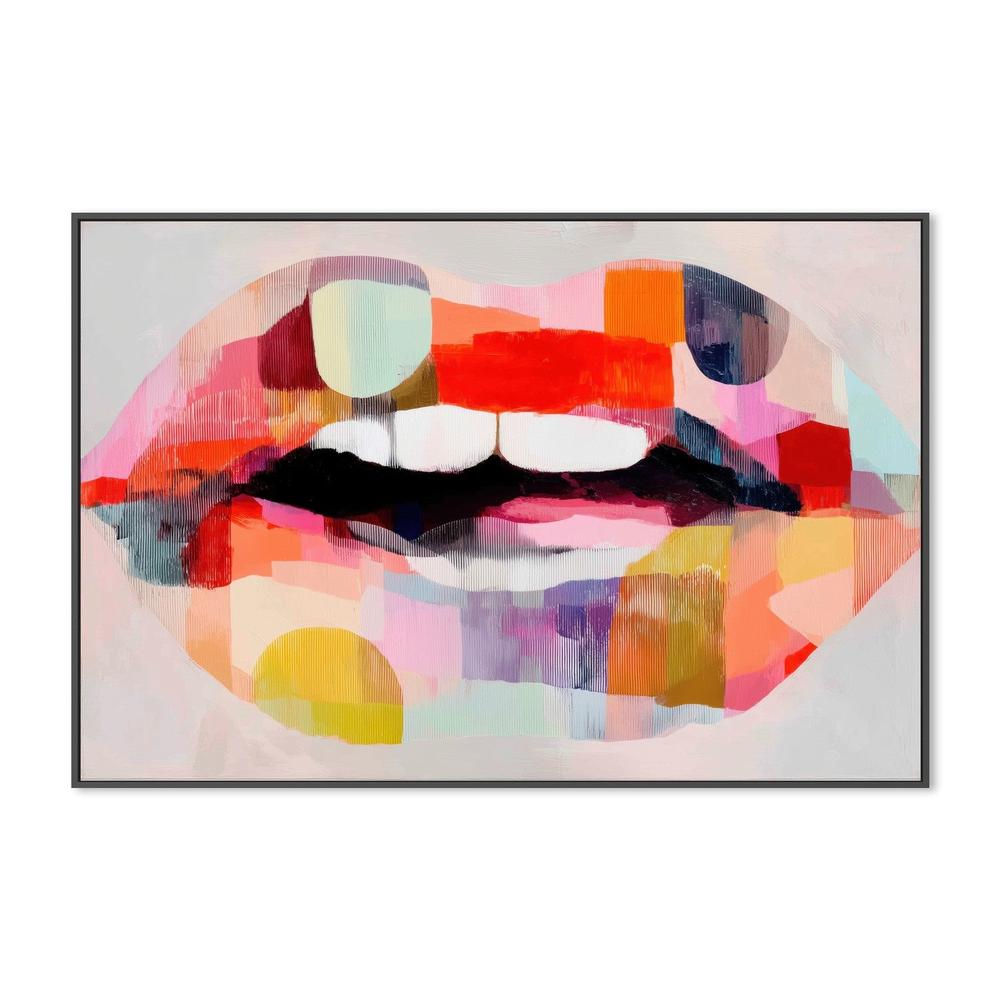 Lips Like Stained Glass-by-Chromatic Storm Studio-wall-art-print-canvas-poster-framed-Gioia