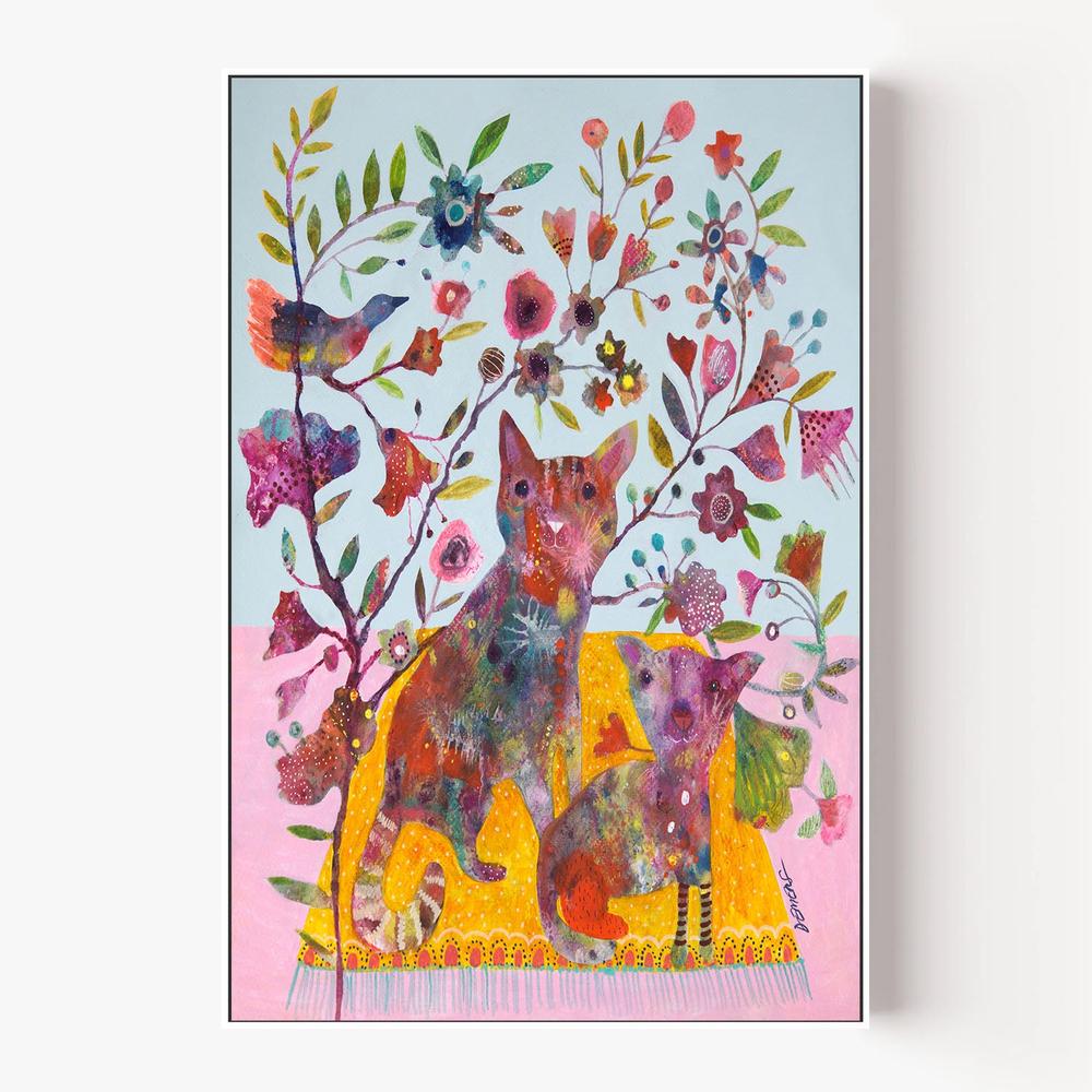 lola & lolo-by-Sylvie Demers-wall-art-print-canvas-poster-framed-Gioia