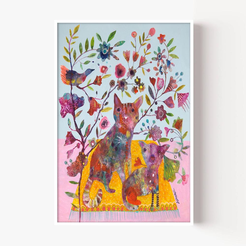 lola & lolo-by-Sylvie Demers-wall-art-print-canvas-poster-framed-Gioia