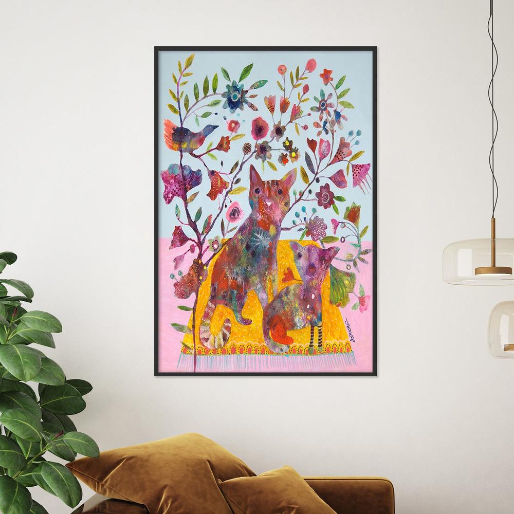 lola & lolo-by-Sylvie Demers-wall-art-print-canvas-poster-framed-Gioia