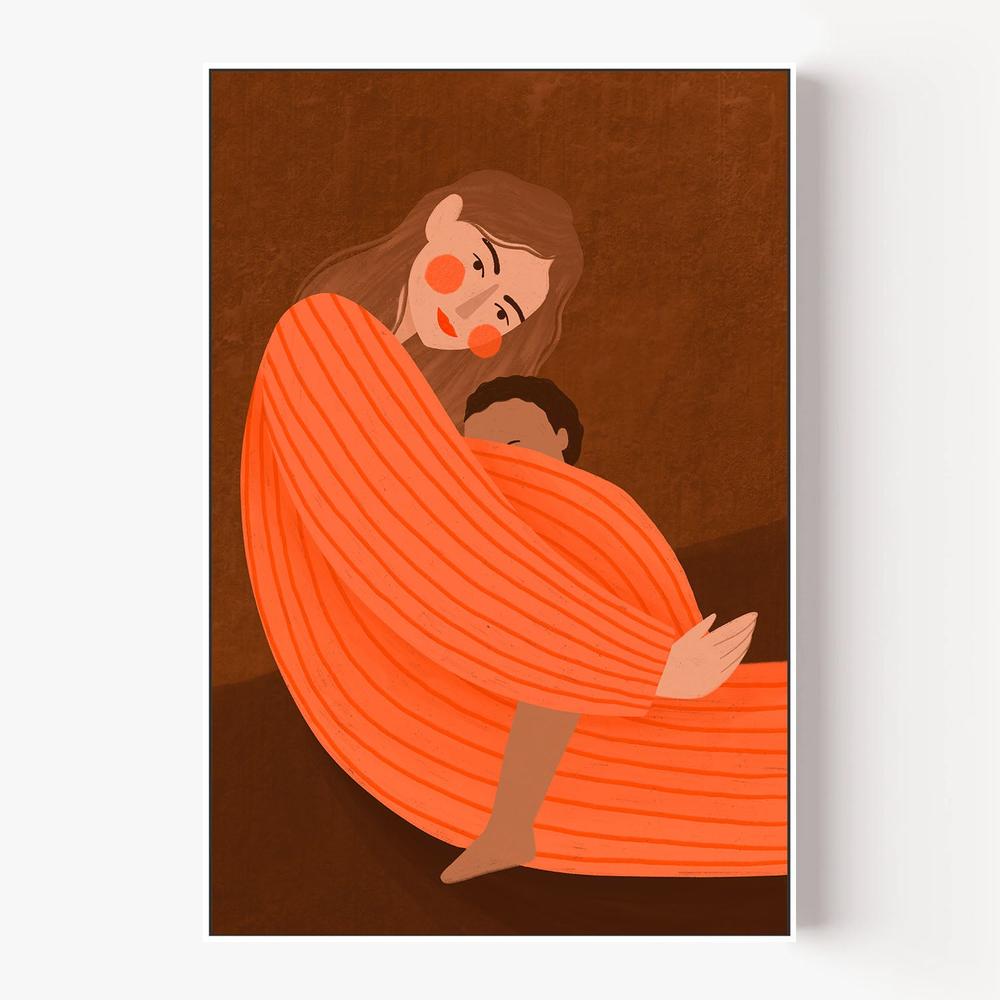 Loving Mother Child-by-Bea Muller-wall-art-print-canvas-poster-framed-Gioia