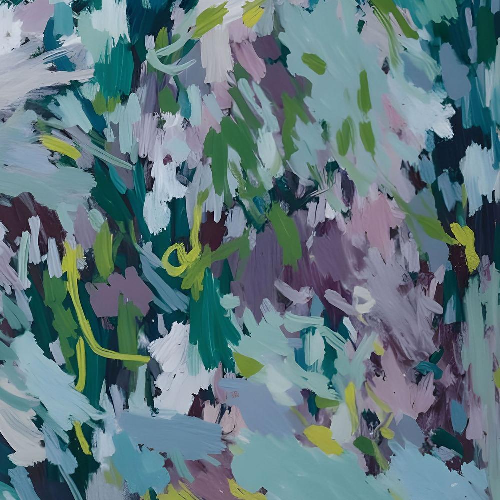 Lush Abstract Foliage-by-Edie-wall-art-print-canvas-poster-framed-Gioia