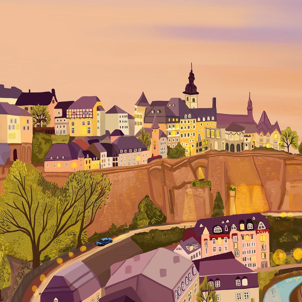 Luxembourg-by-Emma Forsberg-wall-art-print-canvas-poster-framed-Gioia
