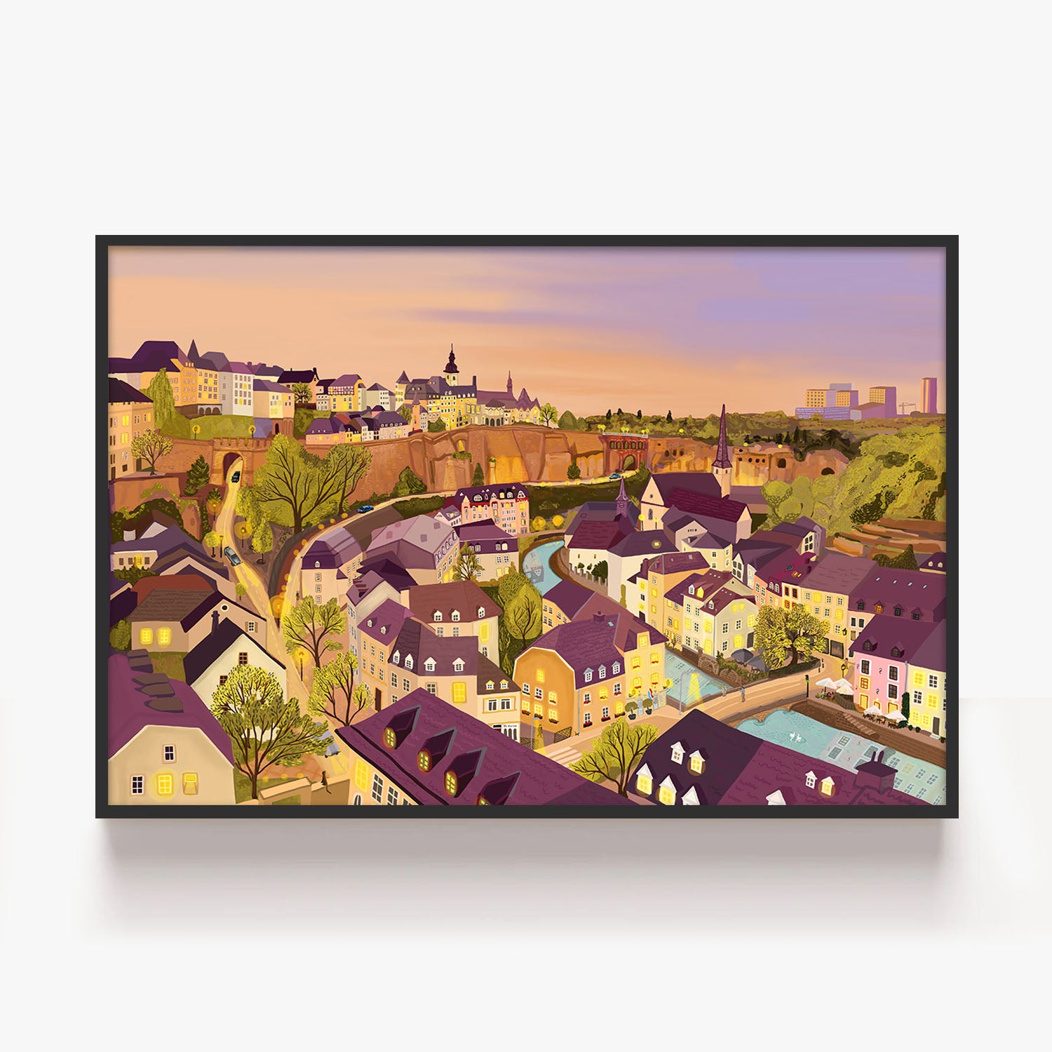 Luxembourg-by-Emma Forsberg-wall-art-print-canvas-poster-framed-Gioia