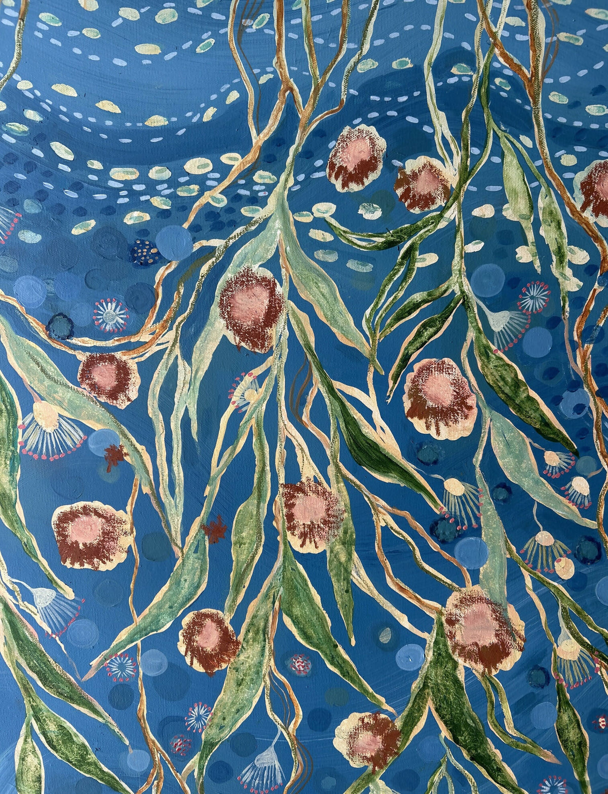 Gum Blossom and Blue