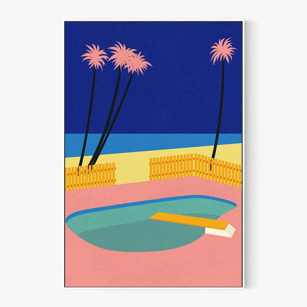 Malibu Beach-by-Rosi Feist-wall-art-print-canvas-poster-framed-Gioia