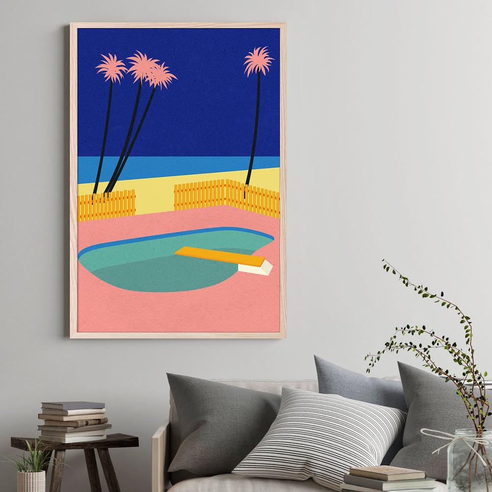 Malibu Beach-by-Rosi Feist-wall-art-print-canvas-poster-framed-Gioia