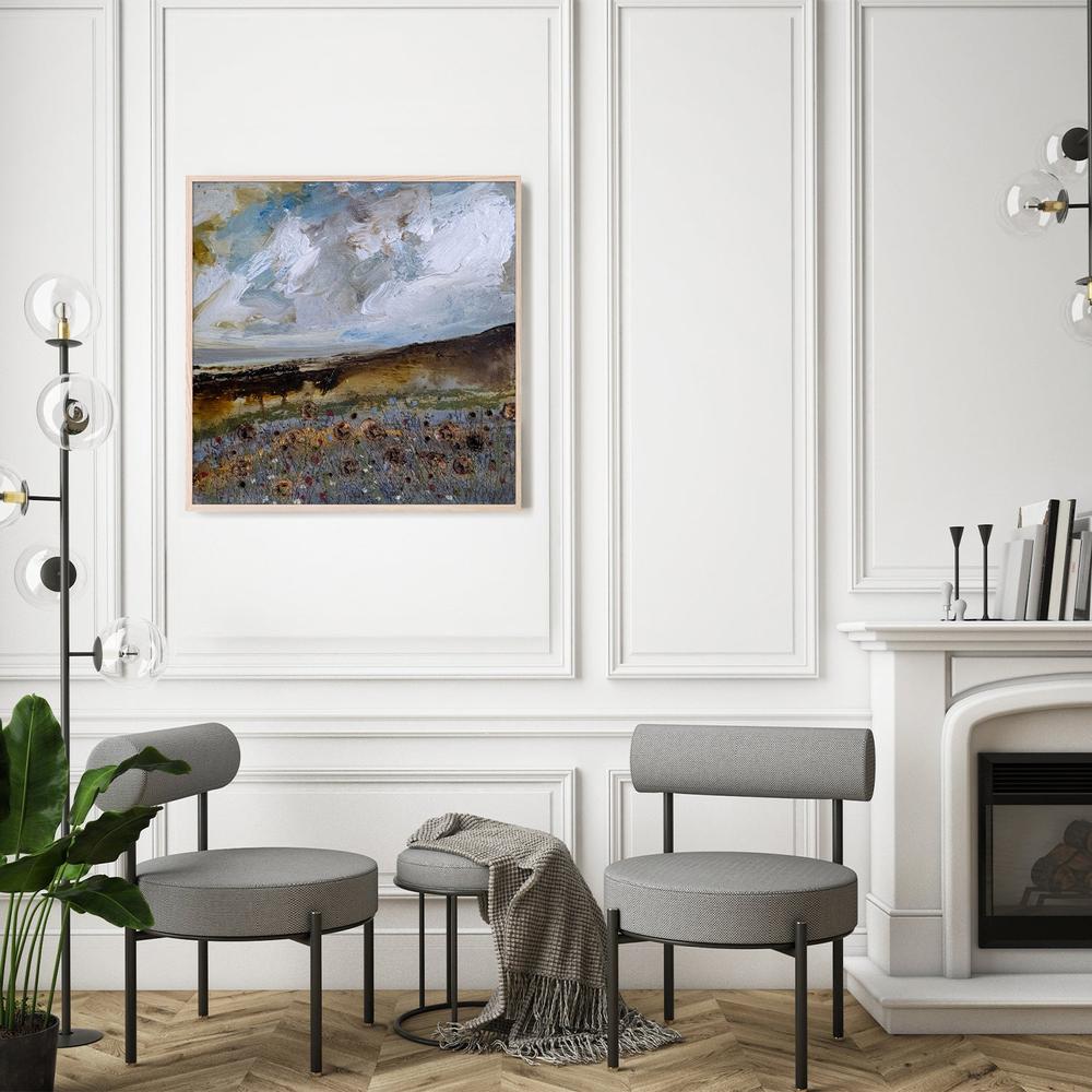 Meadow Storm, Style B-by-Louise O'Hara-wall-art-print-canvas-poster-framed-Gioia
