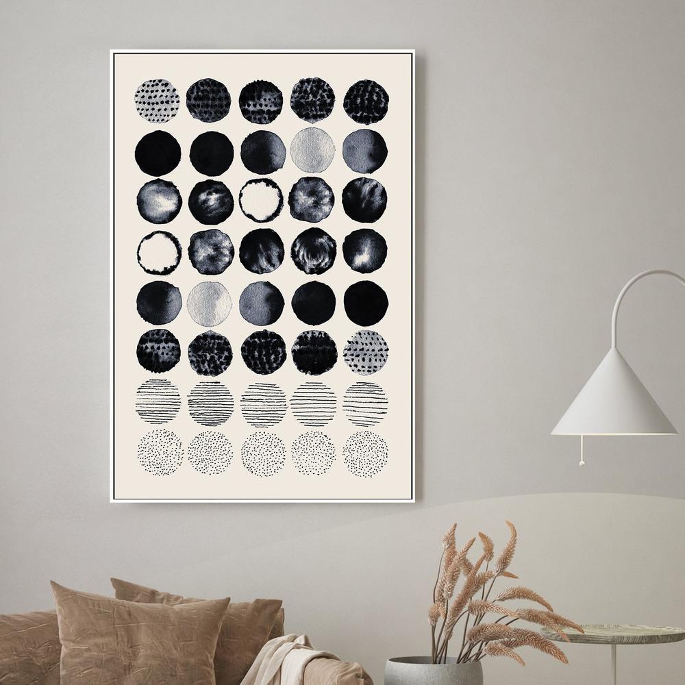 Meditation Circles B - Portrait 2-by-Danushka Abeygoda-wall-art-print-canvas-poster-framed-Gioia
