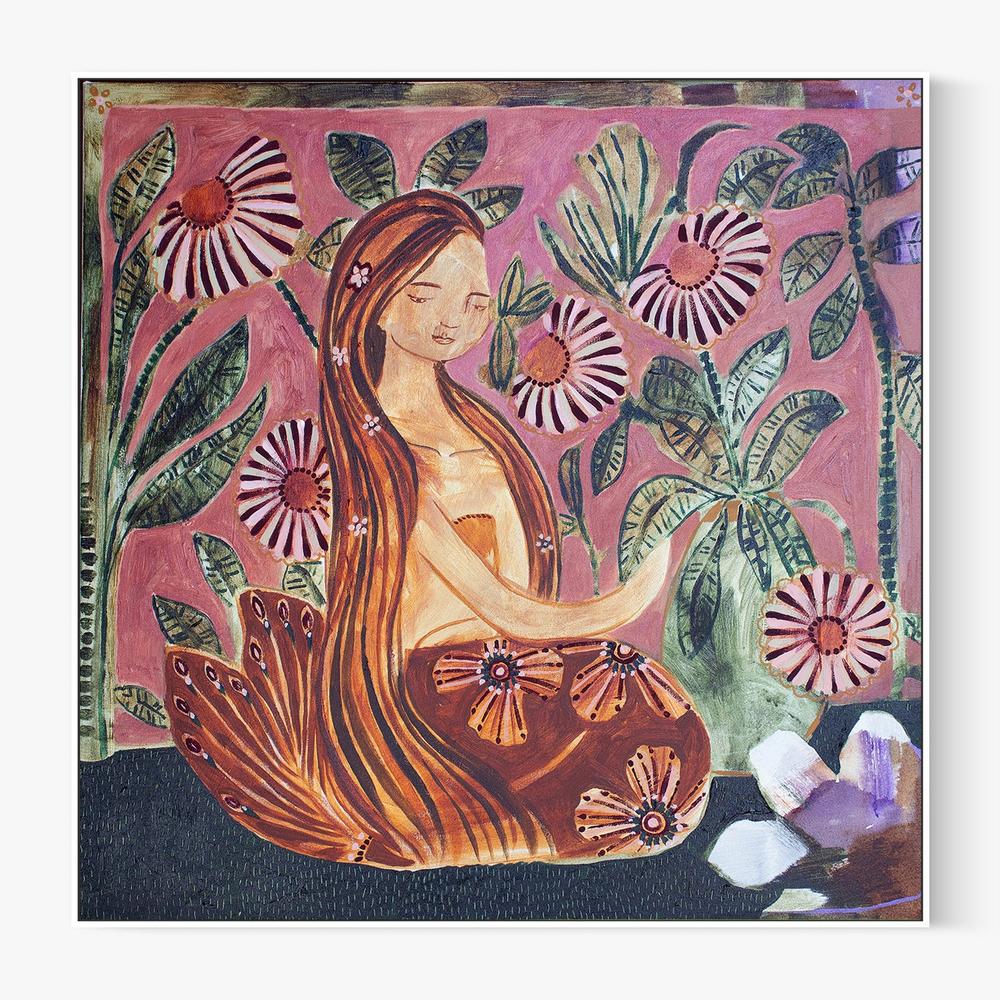 Mermaid-by-Amanda Skye-wall-art-print-canvas-poster-framed-Gioia