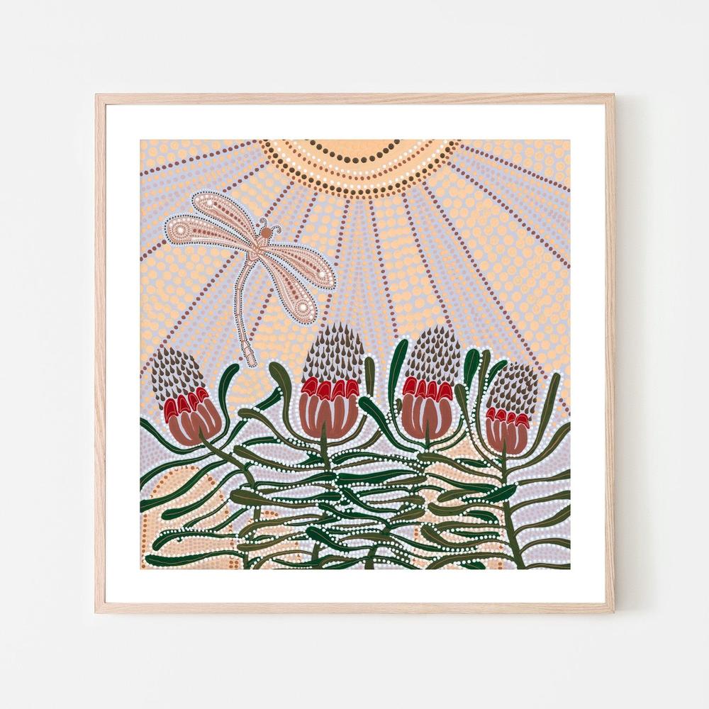 Messenger of Light-by-Domica Hill-wall-art-print-canvas-poster-framed-Gioia