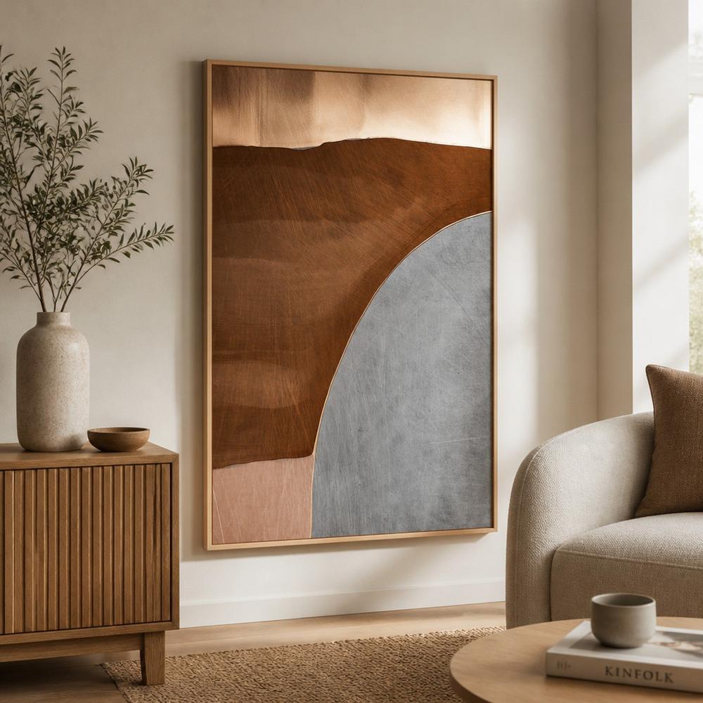 Metallic Curves Abstract-by-Alma-wall-art-print-canvas-poster-framed-Gioia